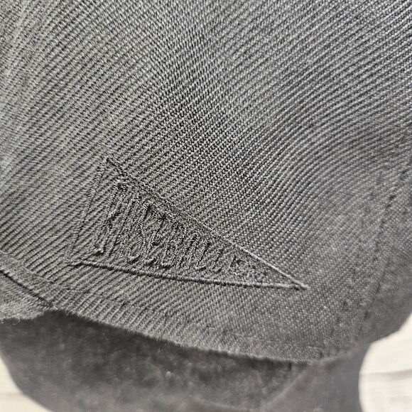 Baseballism Fitted Hat Nation Cap, Baseball Flag Logo Black Fitted Size 7 - Picture 4 of 8